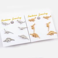 Fashion Dinosaur Earrings Three-piece Set Wholesale main image 4