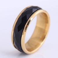 Korean Simple Stainless Steel Ring main image 1