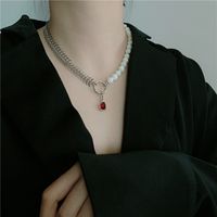 Fashion Tassel Gemstone Necklace Wholesale main image 1