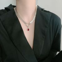 Fashion Tassel Gemstone Necklace Wholesale main image 6