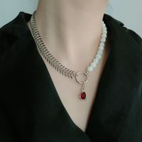 Fashion Tassel Gemstone Necklace Wholesale main image 5