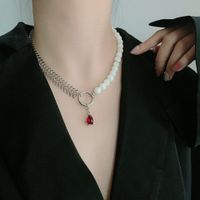 Fashion Tassel Gemstone Necklace Wholesale main image 4