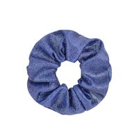 Simple Solid Color Laser Fabric Hair Scrunchies sku image 2