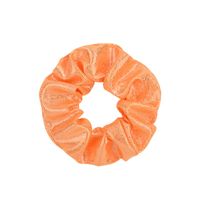 Simple Solid Color Laser Fabric Hair Scrunchies sku image 8