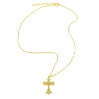 Hip Hop Diamond Cross Pendant Clavicle Chain main image 5