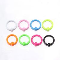 Neon Color Paint Stainless Steel Multi-purpose Ring main image 1