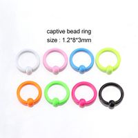 Neon Color Paint Stainless Steel Multi-purpose Ring main image 3