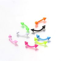 Neon Color Baking Varnish Stainless Steel Body Piercing Jewelry main image 4