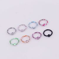 Hot Sale 8-color Paint Stainless Steel Body Piercing Jewelry main image 1