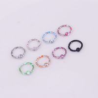 Hot Sale 8-color Paint Stainless Steel Body Piercing Jewelry main image 3