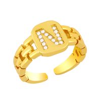 Simple Letter Open Ring sku image 14