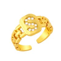 Simple Letter Open Ring sku image 19