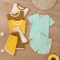 Short-sleeved Top And Shorts Two-piece Suit main image 1
