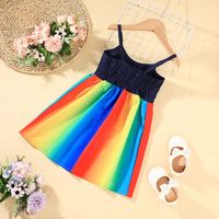 New Fashion Children's Rainbow Dress main image 3