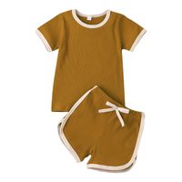 Short-sleeved Top And Shorts Two-piece Suit sku image 6