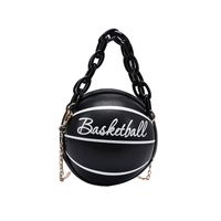 Fashion Spherical Bag Chain Shoulder Bag Large-capacity Bag Leisure Handbag sku image 2
