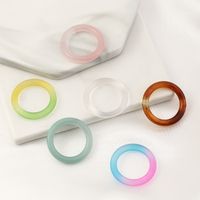 Wholesale Contrast Color Resin Ring main image 1