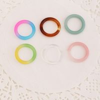 Wholesale Contrast Color Resin Ring main image 3