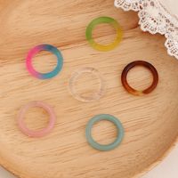 Wholesale Contrast Color Resin Ring main image 5