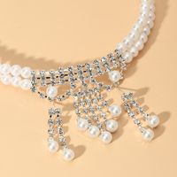 Fashion Bridal Jewelry Necklace Earrings Two-piece main image 5