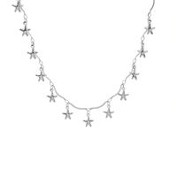 Fashion Star Heart-shape Titanium Steel Necklace main image 6