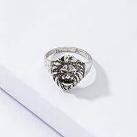 Wholesale Fashion Alloy Lion Ring main image 4