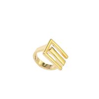 Wholesale Fashion Geometric Alloy Ring main image 6