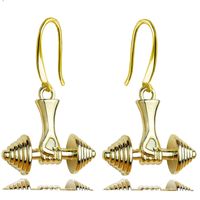 Dumbbell Pendant Earrings Wholesale main image 4