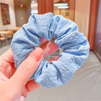 Simple Solid Color Hair Scrunchies Wholeslae sku image 3