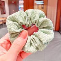 Simple Solid Color Hair Scrunchies Wholeslae sku image 7