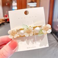 Fashion Pear Flower Pearl Rhinestone Hairpin sku image 10