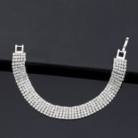 Fashion Rhinestone Wide Bracelet Wholesale sku image 1