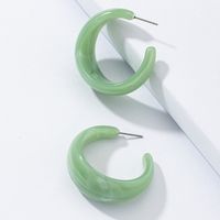 Wholesale C-shaped Resin Acrylic Earrings Set sku image 3