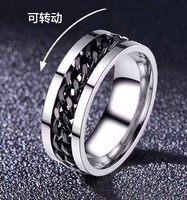 Fashion Stainless Steel Concise Ring main image 3