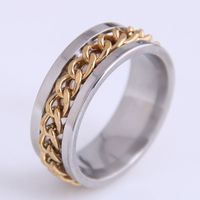 Fashion Stainless Steel Concise Ring main image 6
