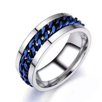 Fashion Stainless Steel Concise Ring main image 8