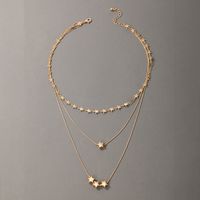 New Fashion Five-pointed Star Pendant Multi-layer Necklace main image 5