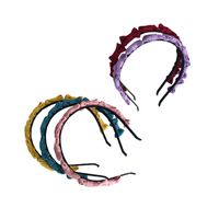 Korean Color Bowknot Thin Side Hairband main image 6
