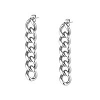 Simple Stainless Steel Chain Earrings Wholesale main image 6