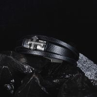 Fashion Multi-layer Stainless Steel Cross Bracelet main image 3