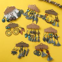 Bohemian Retro Tassel Earring Set main image 1