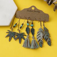 Bohemian Retro Tassel Earring Set main image 5