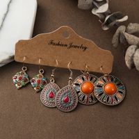 Ethnic Style Geometric Plating Alloy No Inlaid Earrings main image 5