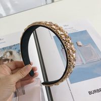 Baroque Full Diamond Broad-brimmed Hair Band sku image 6