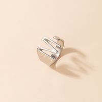 New Fashion Simple Letter M Ring main image 8