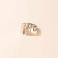 New Fashion Simple Letter M Ring main image 5