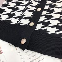 New Fashion Houndstooth Knitted Camisole main image 9