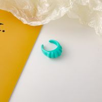 تصميم شخصي 2021 نمط صغير جديد خاتم ملون شخصية الأكريليك السبابة ماكالونج sku image 2