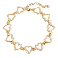Simple Heart-shape Alloy Necklace main image 6