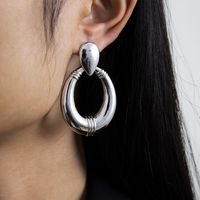 Fashion Alloy Water Drop Irregular Geometric Earrings main image 6